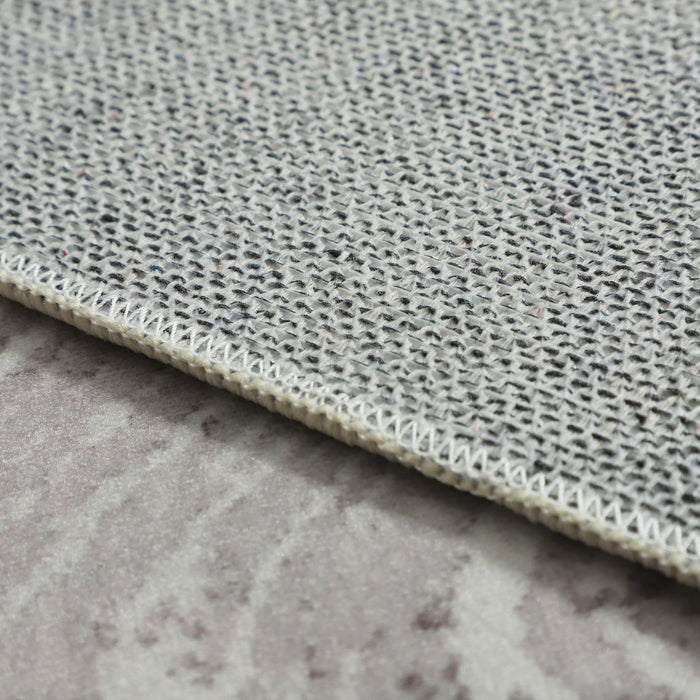 60 cm x 180 cm Shikhar Beige Machine Washable Non Slip Kitchen Mat - Fab Habitat , Machine Washable Kitchen Mats,
