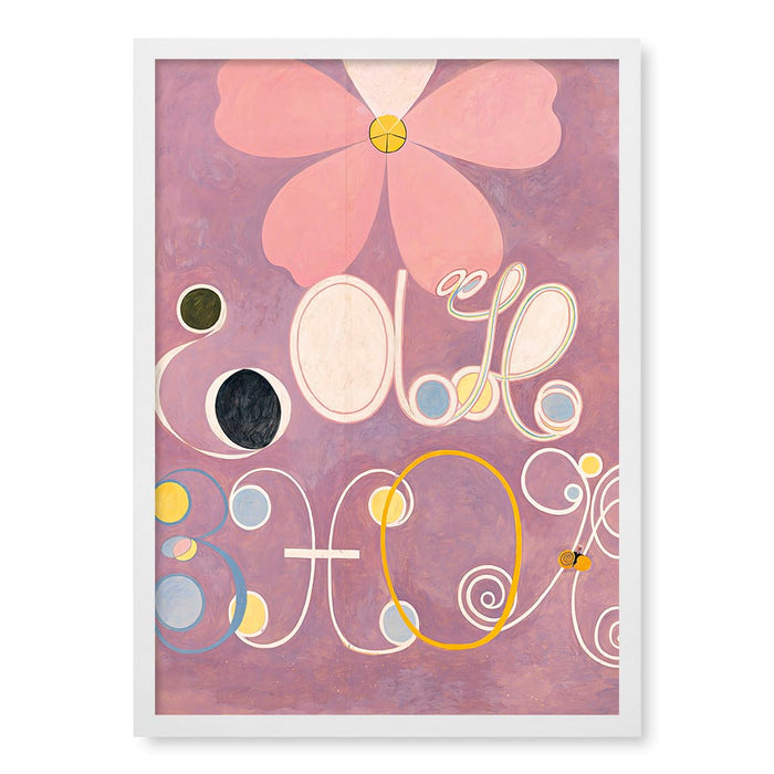 A4 (21 x 29.7cm) / Matte White Frame / No Border