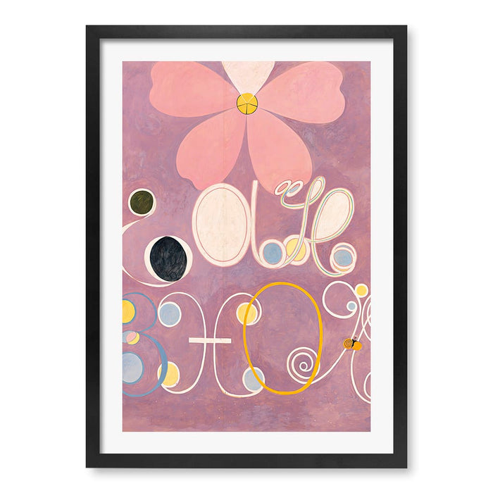 A4 (21 x 29.7cm) / Matte Black Frame / White Border