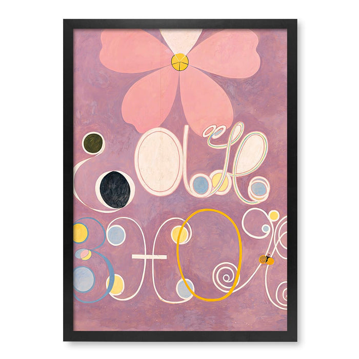 A4 (21 x 29.7cm) / Matte Black Frame / No Border