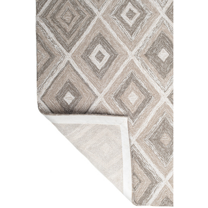 Alexandria Multicolour Beige P.E.T Indoor Outdoor Large Rug - Fab Habitat , Outdoor Rugs,