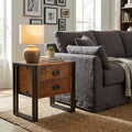 Astra 2 Drawer Side Table