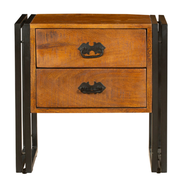 Astra 2 Drawer Side Table - Side Table Fab Habitat