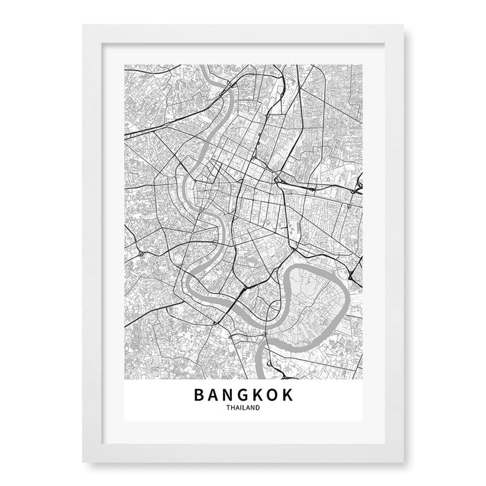 A3 (29.7 x 42cm) / Matte White Frame / White Border
