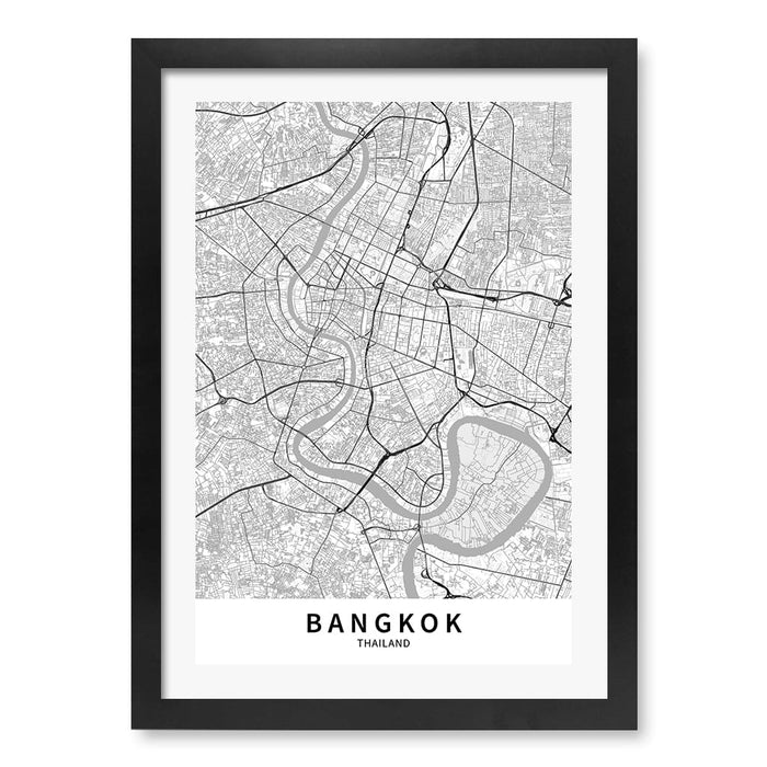 A3 (29.7 x 42cm) / Matte Black Frame / White Border