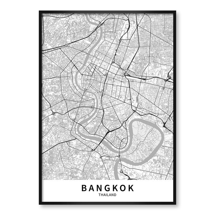 A0 (84.1 x 118.9cm) / Matte Black Frame / No Border