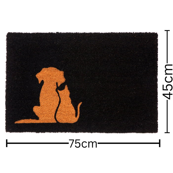 Buddies Coir Doormat 45x75cm – Pet Lovers Welcome Mat – Buy Online in Australia