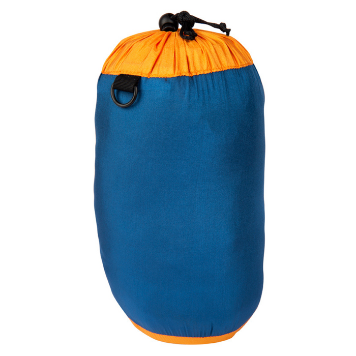 Bug Net Hammock - Majoilica Blue Body & Dark Cheddar Border - Fab Habitat , Hammocks,