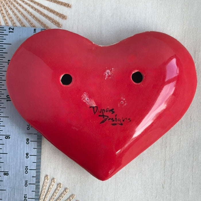 Ceramic Wall Mounted Heart - Button My Heart 1