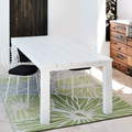 Citrus Lily Green Botanical Reversible Outdoor Large Rug - Fab Habitat , Recycled Plastic Rugs & Mats,