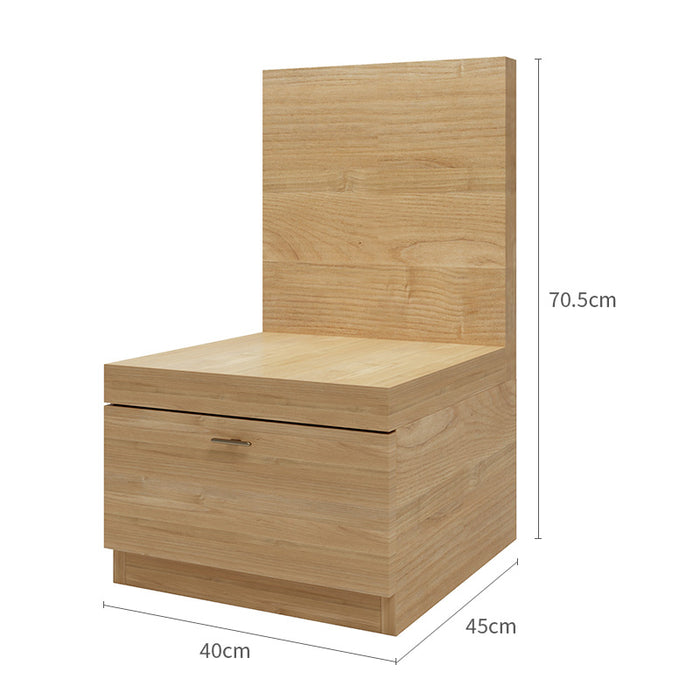 Fuji Side Table – Natural Timber with Drawer – Buy Side Tables Online in Australia