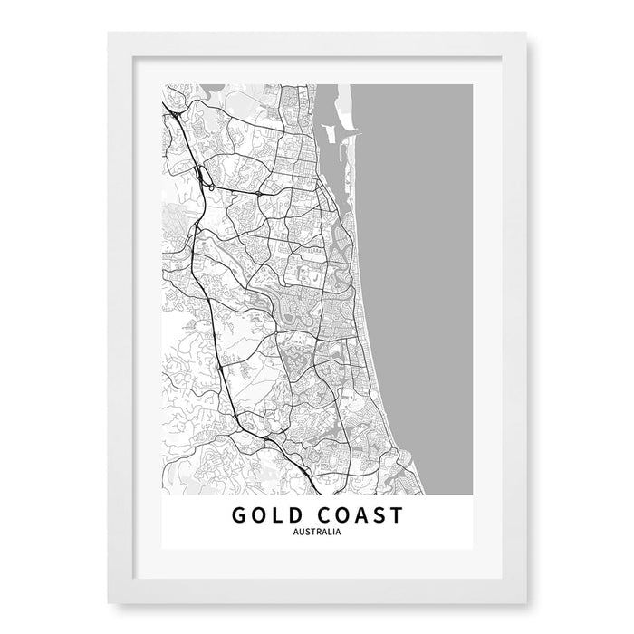 A3 (29.7 x 42cm) / Matte White Frame / White Border