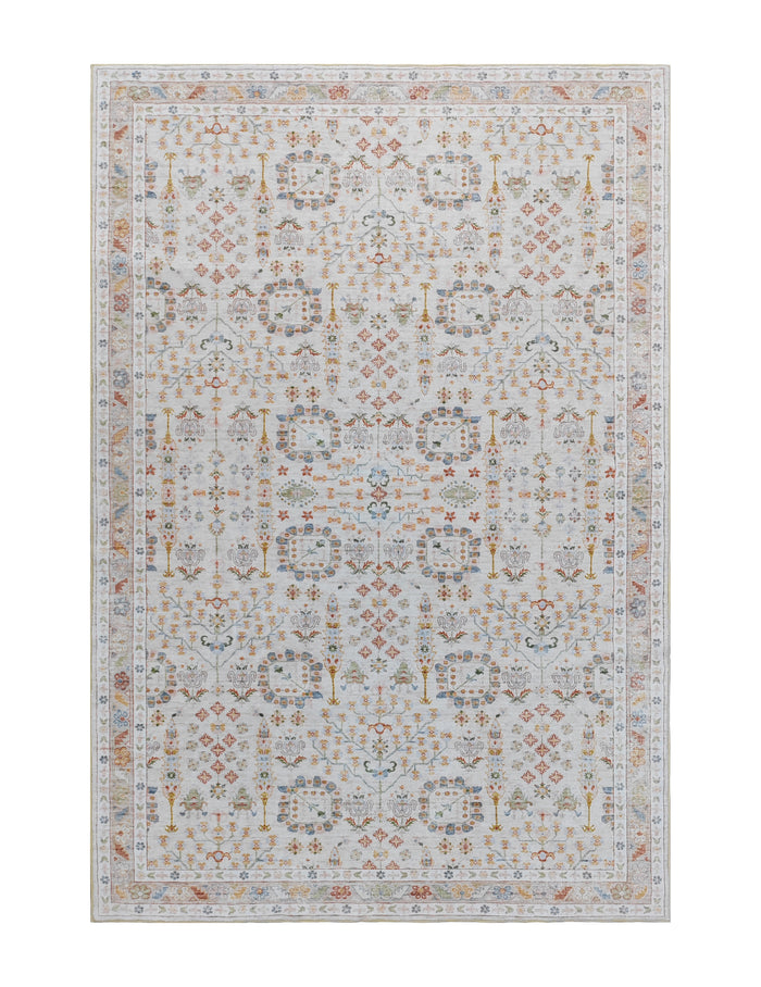 Hamilton Multicoloured Distressed Machine Washable Large Rug