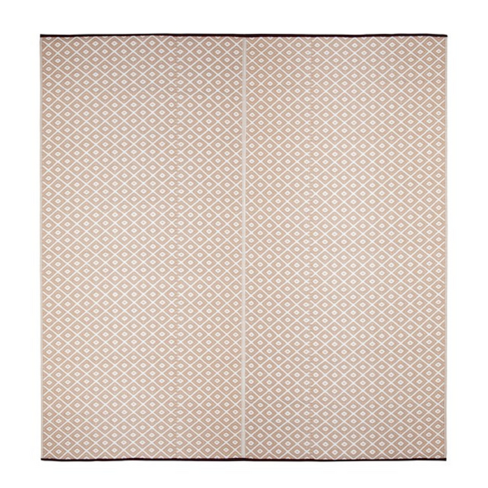 Kimberley Beige & White Diamond Outdoor Picnic Rug - Fab Habitat , Picnic Rugs,