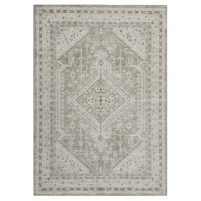 Lagos Grey Machine Washable Rug
