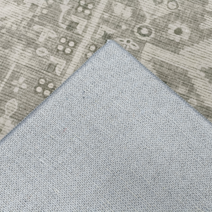 Lagos Grey Machine Washable Rug