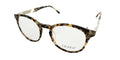 Tortoiseshell eyeglasses with 'LEATA' branding on a white background
