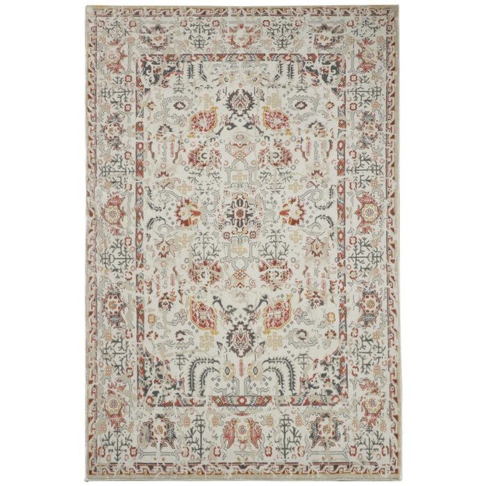 Lima Multicolour Traditional Machine Washable Rug - Machine Washable Rugs Fab Habitat
