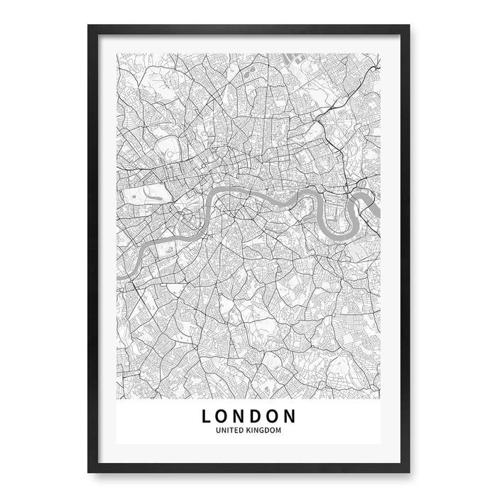 A1 (59.4 x 84.1cm) / Matte Black Frame / White Border