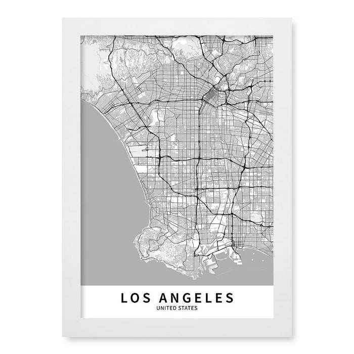 A4 (21 x 29.7cm) / Matte White Frame / No Border