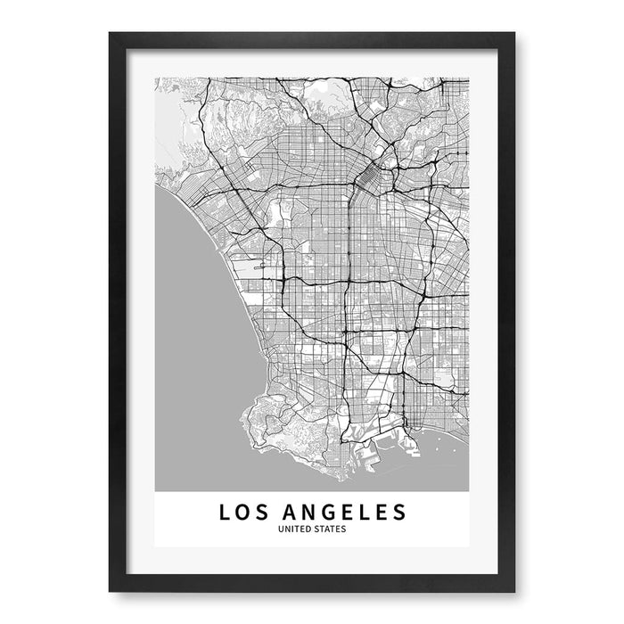 A2 (42 x 59.4cm) / Matte Black Frame / White Border