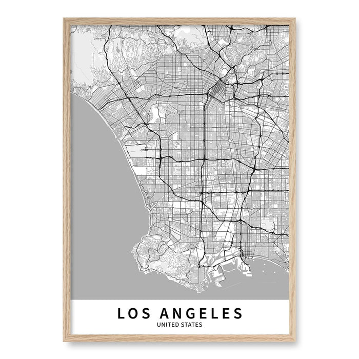A1 (59.4 x 84.1cm) / Natural Oak Frame / No Border