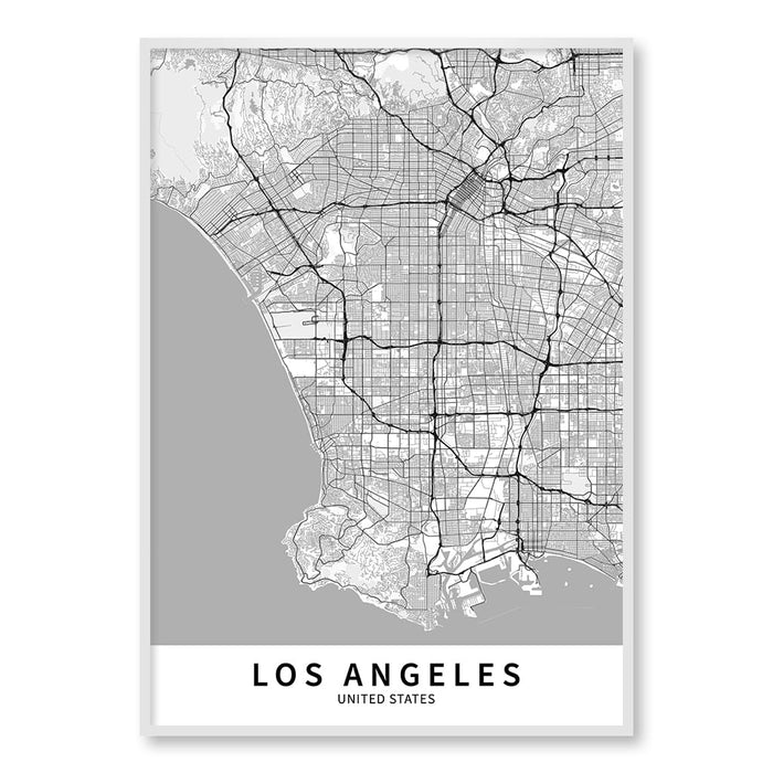 A0 (84.1 x 118.9cm) / Matte White Frame / No Border