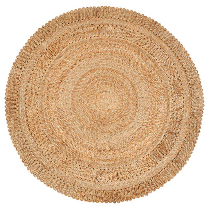 Magnolia Premium Large Round Jute Rug - Fab Habitat , Jute Rug,