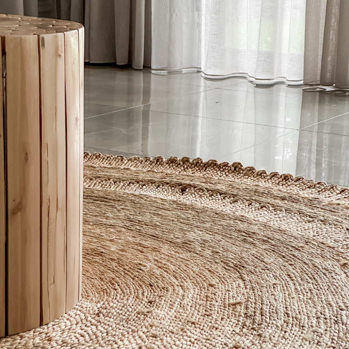 Magnolia Premium Large Round Jute Rug - Fab Habitat , Jute Rug,