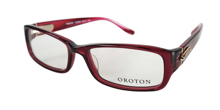 Oroton eyeglasses on a white background
