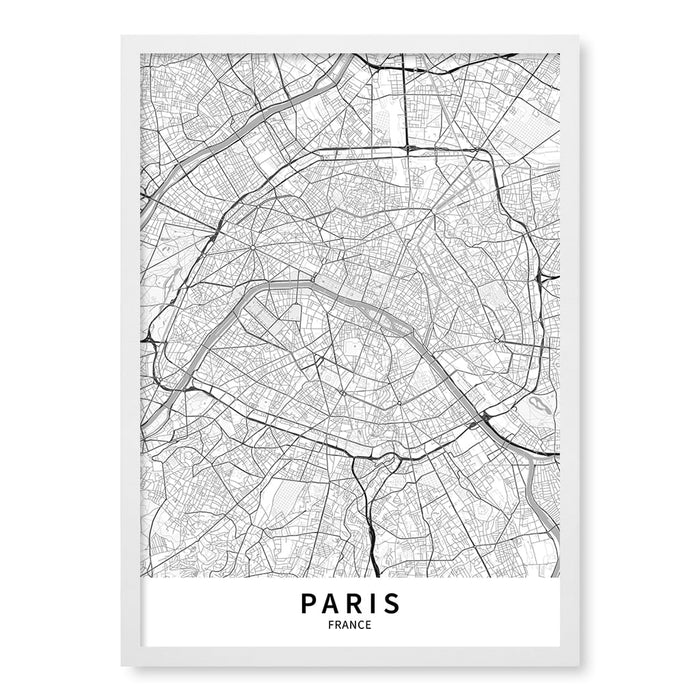 A2 (42 x 59.4cm) / Matte White Frame / No Border