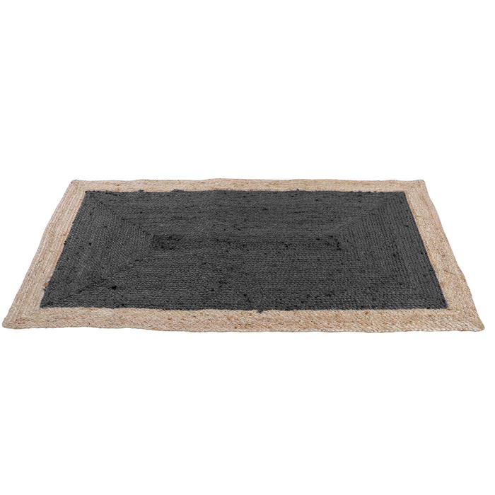 Phoenix Deep Grey Jute Rug - Jute Rug Fab Habitat