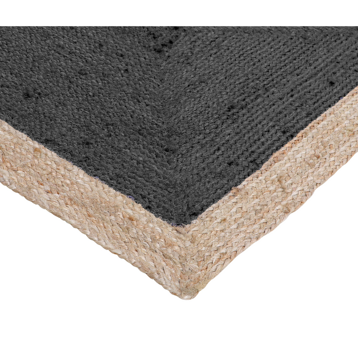 Phoenix Deep Jute Grey Hall Runner Rug - Fab Habitat , Runners Rugs,