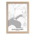 A4 (21 x 29.7cm) / Natural Oak Frame / No Border
