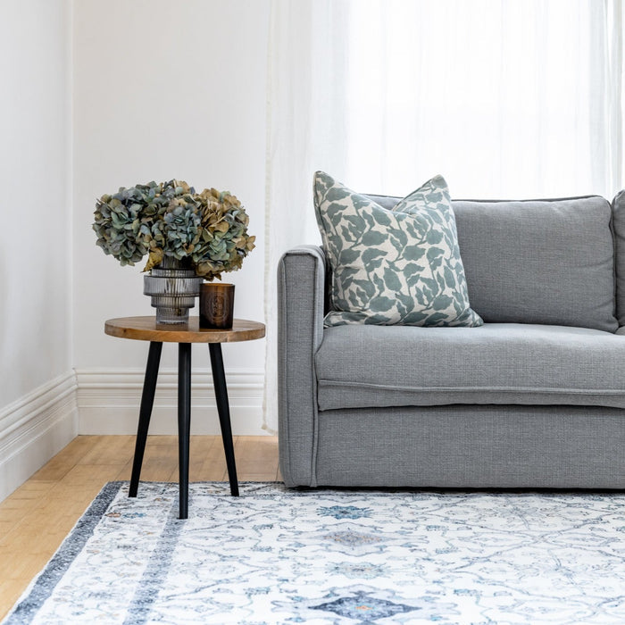 Susa Ivory Multicolour Traditional Distressed Area Rug - Fab Habitat , Soft And Plush Turkish Rugs,