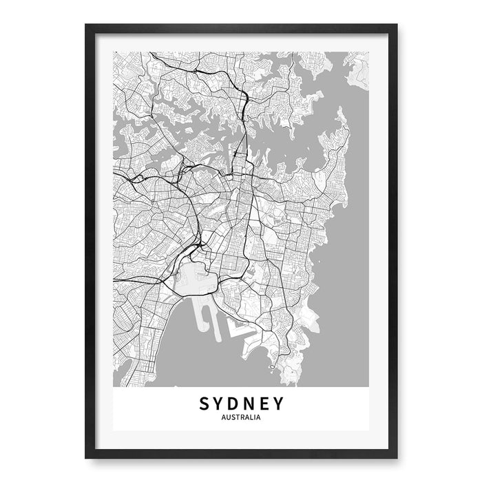 A1 (59.4 x 84.1cm) / Matte Black Frame / White Border