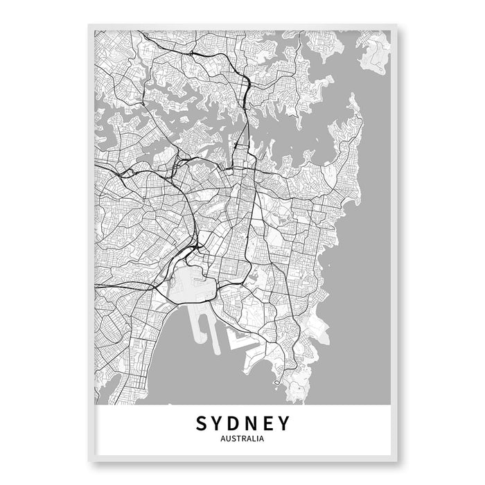 A0 (84.1 x 118.9cm) / Matte White Frame / No Border
