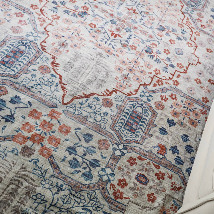 Textile detail of Tejas machine washable rug – pet-friendly and lightweight – 150x210 cm – buy online in Australia
