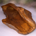 Wooden fruit bowl